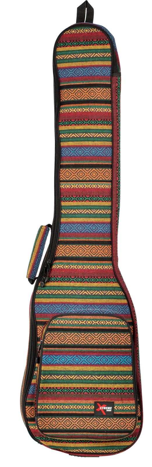 Xtreme Bohemian Bass Gig Bag - Multi-Colored Padded Bass Guitar Bag