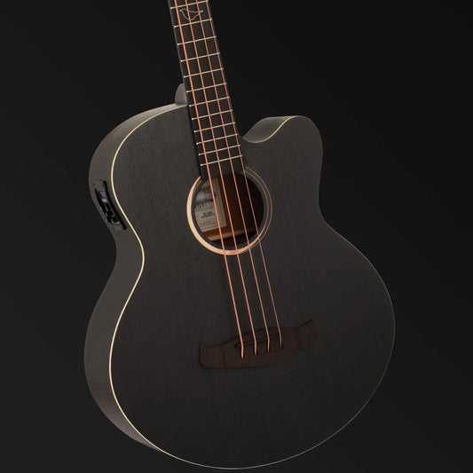 Tanglewood Blackbird TB7ABCE Acoustic Bass Cutaway Electric Smokestack Satin