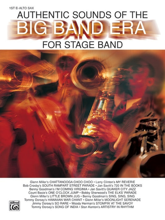 Authentic Sounds of Big Band Era 1st Alto Sax Sheet Music