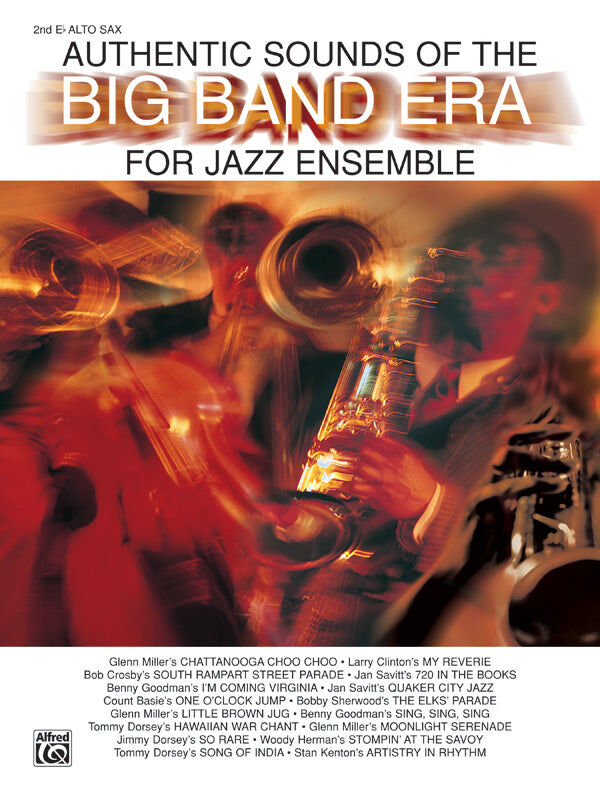Authentic Sounds of Big Band Era 2nd Alto Sax Sheet Music
