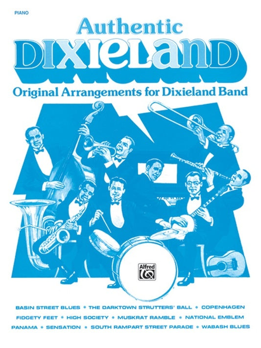 Authentic Dixieland Piano Sheet Music Conductor Edition
