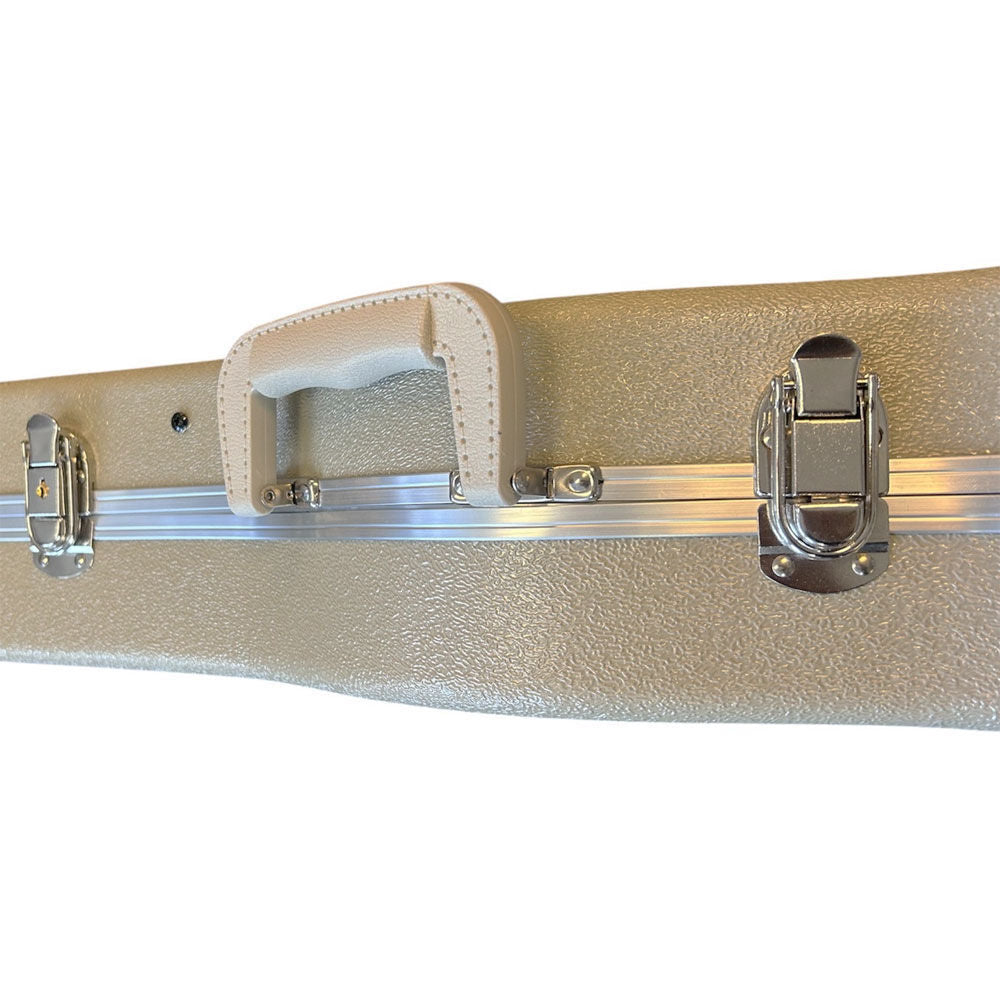 Torque ABS Electric Bass Guitar Case in Ivory Finish — view 5