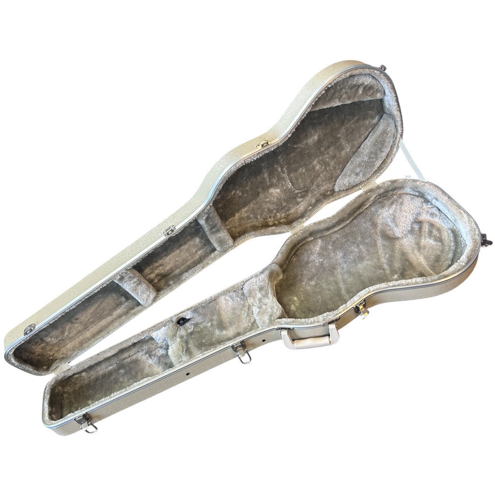 Torque ABS Electric Bass Guitar Case in Ivory Finish — view 2