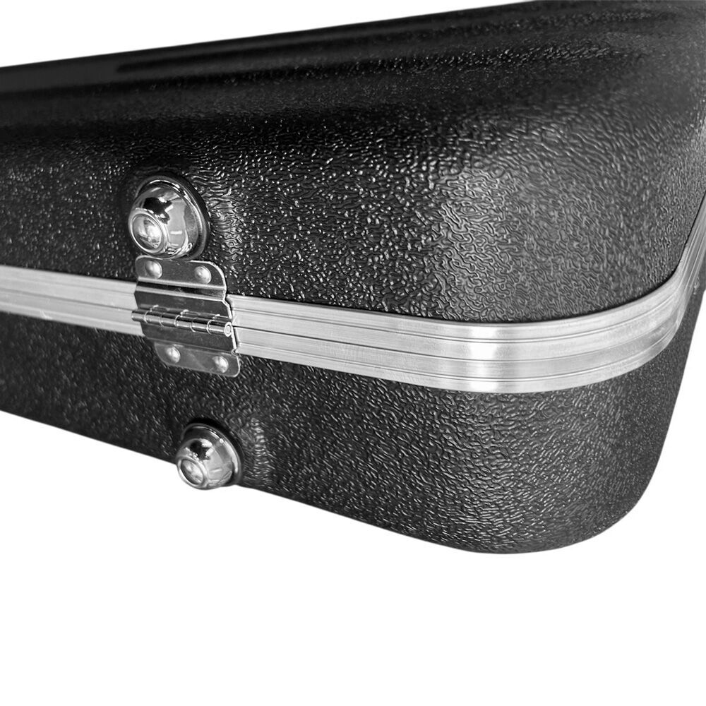 Torque Deluxe ABS Rectangular Electric Bass Guitar Case - Black — view 5