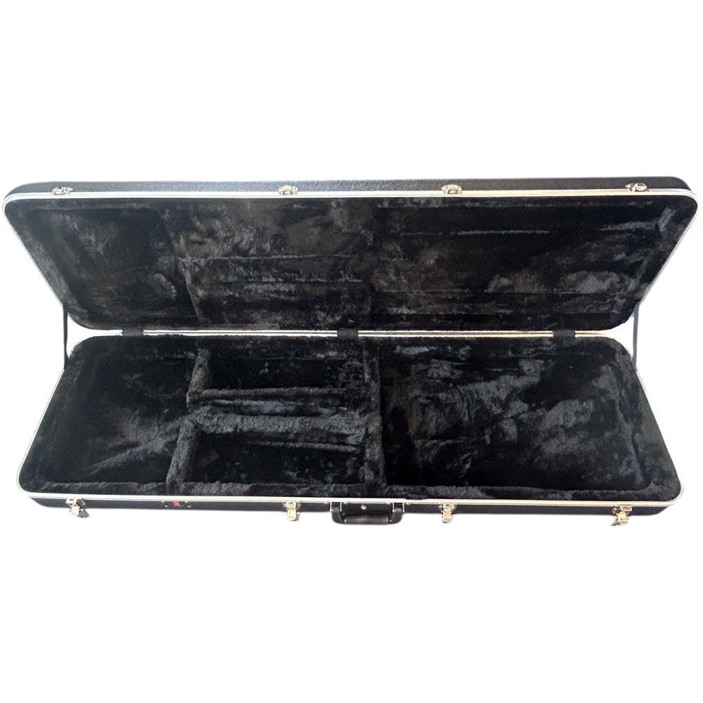 Torque Deluxe ABS Rectangular Electric Bass Guitar Case - Black — view 2