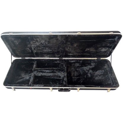 Torque Deluxe ABS Rectangular Electric Bass Guitar Case - Black — view 2