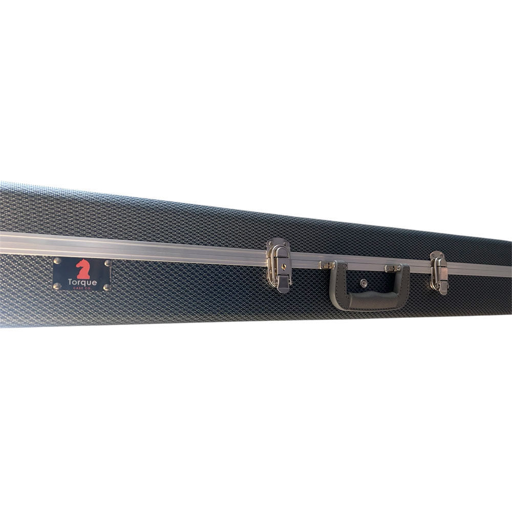 Torque Deluxe ABS Rectangular Electric Bass Guitar Case - Light Grey — view 4