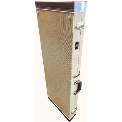 Torque Wooden Rectangular Bass Guitar Case with Tweed Finish — view 5