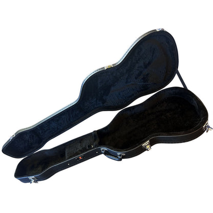 Torque Wooden Electric Bass Guitar Case with Plush Interior and Lockable Design in Black Finish — view 2