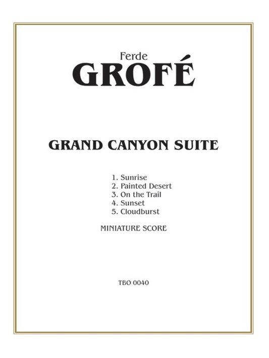 Grand Canyon - Mini Score