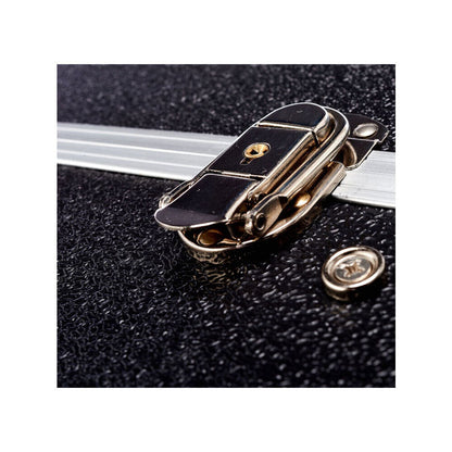 Torque Deluxe Molded ABS Banjo Case with Plush Interior and Storage Compartment, Black Finish — view 5