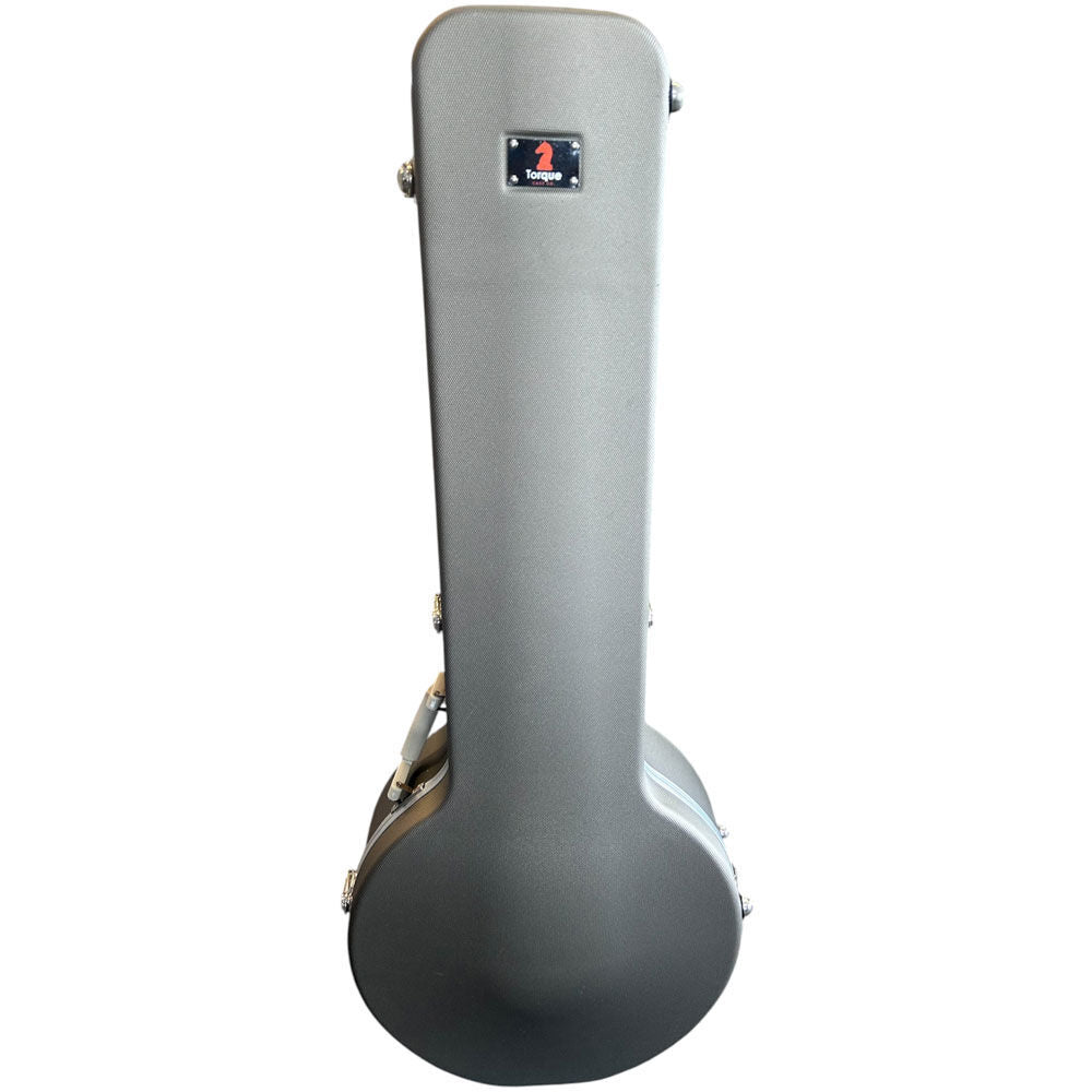 Torque Deluxe Molded ABS Banjo Case with Plush Interior and Storage Compartment