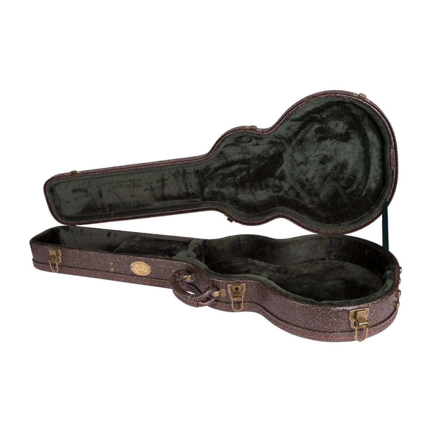 Tokai Deluxe LP-Style Electric Guitar Hard Case - Paisley Dark Brown — view 4