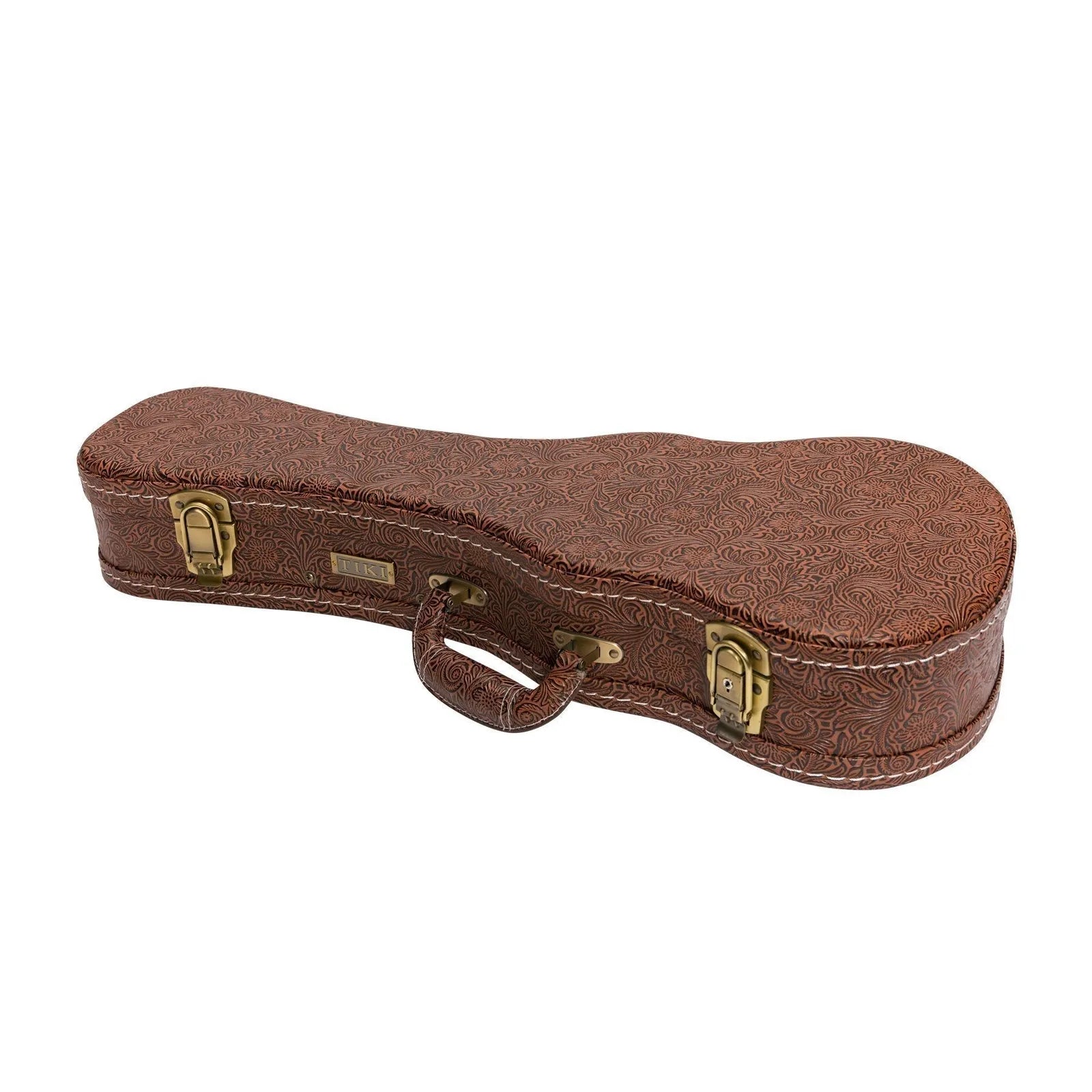 Tiki 7 Series Cedar Solid Top Concert Ukulele with Hard Case Natural Satin TCC-7-NST — view 4