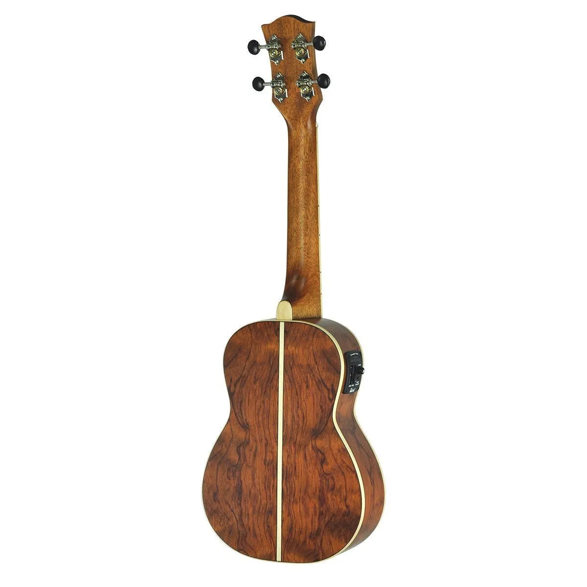 Tiki 7 Series Cedar Solid Top Electric Concert Ukulele with Hard Case Natural Satin — view 2