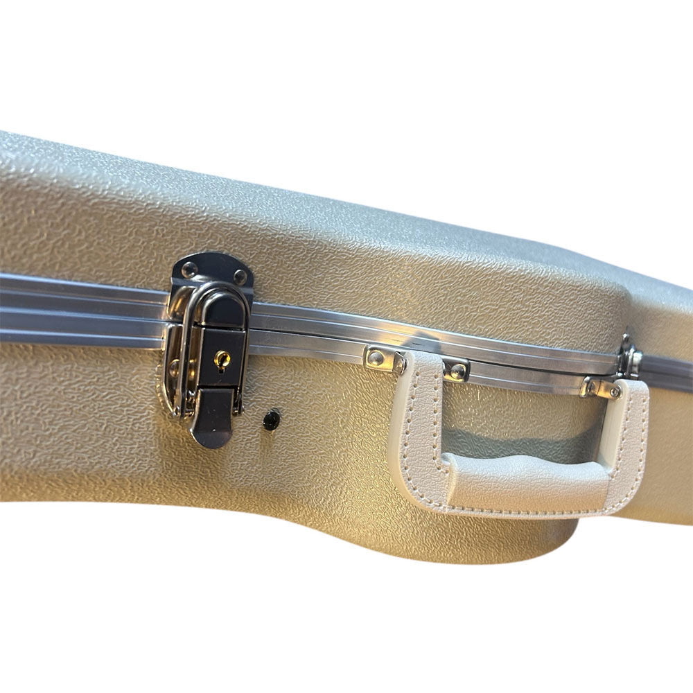 Torque ABS Classical Guitar Case - Ivory Finish — view 3