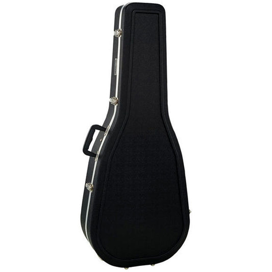 Torque Deluxe ABS Classical Guitar Case - Black Finish, Molded, EPS Foam Interior, Lockable Latch, Storage Compartment, Ergonomic Handle