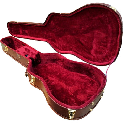 Torque Wooden Archtop Classical Guitar Case with Plush Interior and Lockable Design — view 3