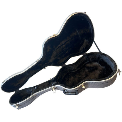 Torque Deluxe Molded ABS Classical Guitar Case Black/White Finish — view 2