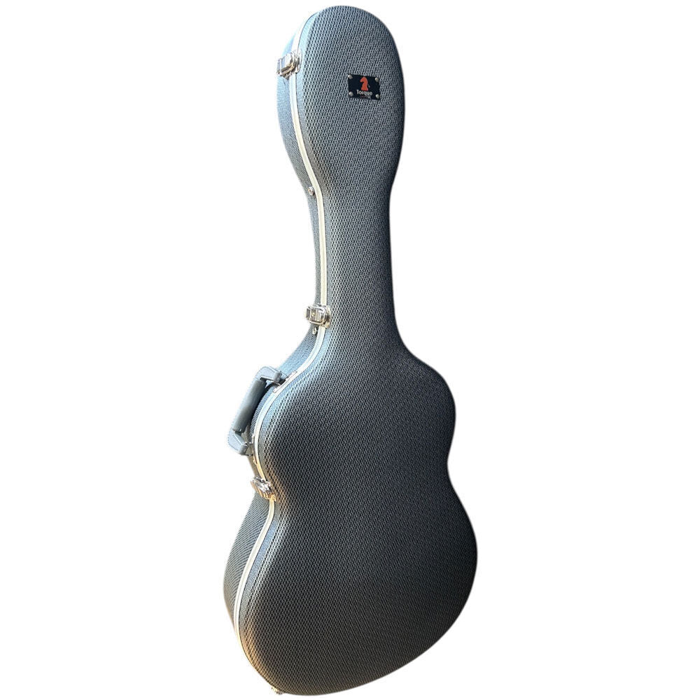 Torque Deluxe ABS Classical Guitar Case in Light Grey Finish