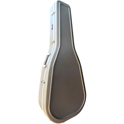 Torque Deluxe ABS Classical Guitar Case with Plush Interior - Silver-X Finish