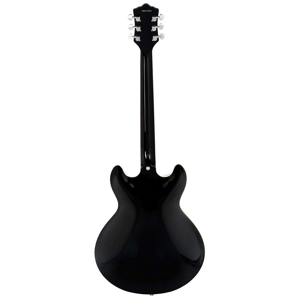 Tanglewood Chicago TCH59-BK Arch Top Electric Guitar in Obsidian Black Gloss — view 3