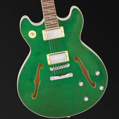 Tanglewood Chicago Arch Top Electric Guitar Emerald Green Gloss TCH59-GR