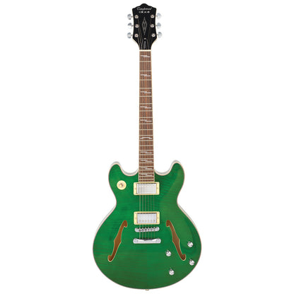 Tanglewood Chicago Arch Top Electric Guitar Emerald Green Gloss TCH59-GR — view 2