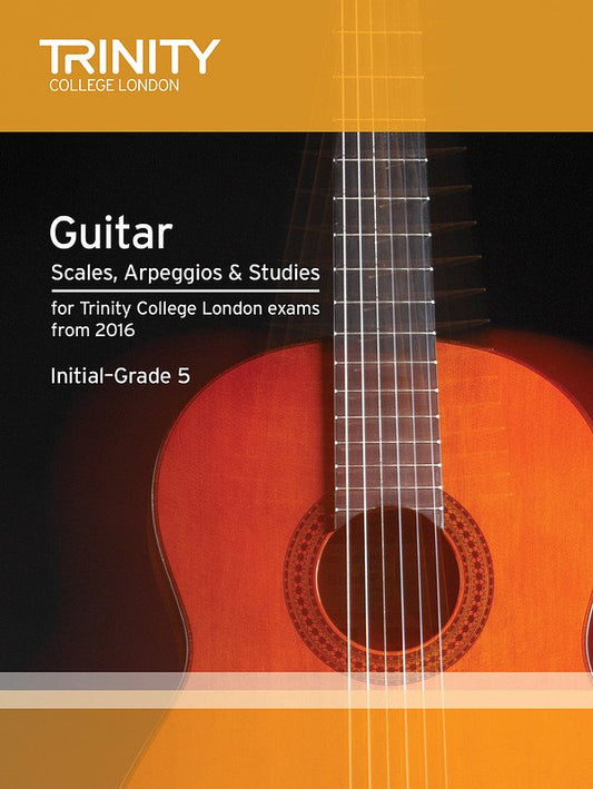 Trinity Guitar Scales, Arpeggios & Studies Initial–Grade 5 (Trinity College London)