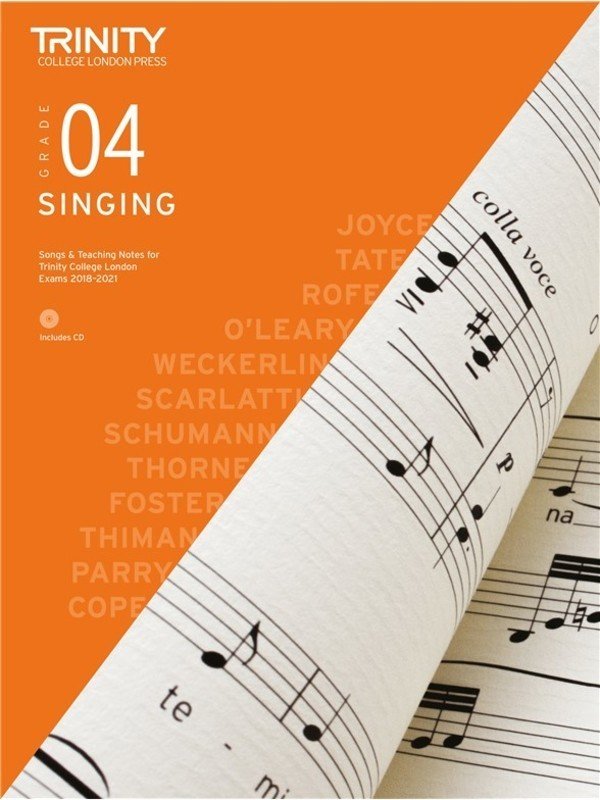 Trinity Singing Grade 4 (2018) — Book/CD (Trinity College London)