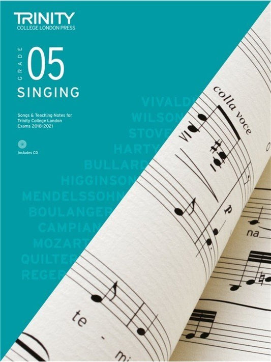 Trinity Singing Grade 5 (2018) — Book/CD (Trinity College London)