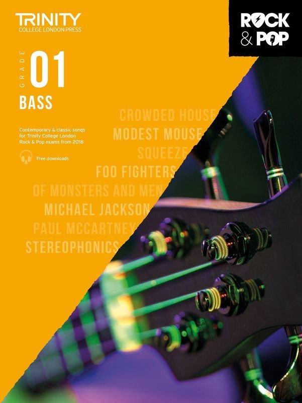 Trinity Rock & Pop Bass - Grade 1 2018