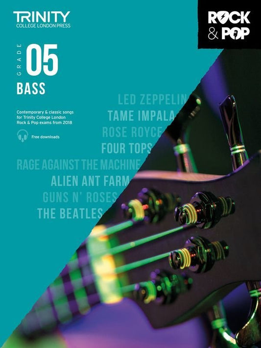 Trinity Rock & Pop Bass Grade 5 (2018) — Bass Guitar (Trinity College London)