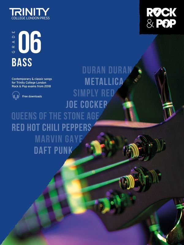 Trinity Rock & Pop Bass Grade 6 (2018) — Bass Guitar (Trinity College London)