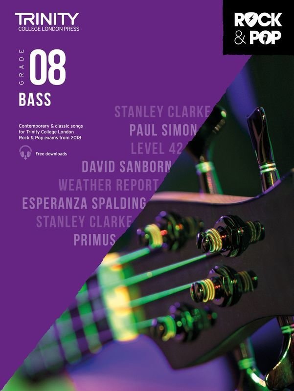 Trinity Rock & Pop Bass Grade 8 (2018) — Bass Guitar (Trinity College London)