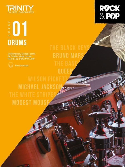 Trinity Rock & Pop Drums - Grade 1, 2018 Edition