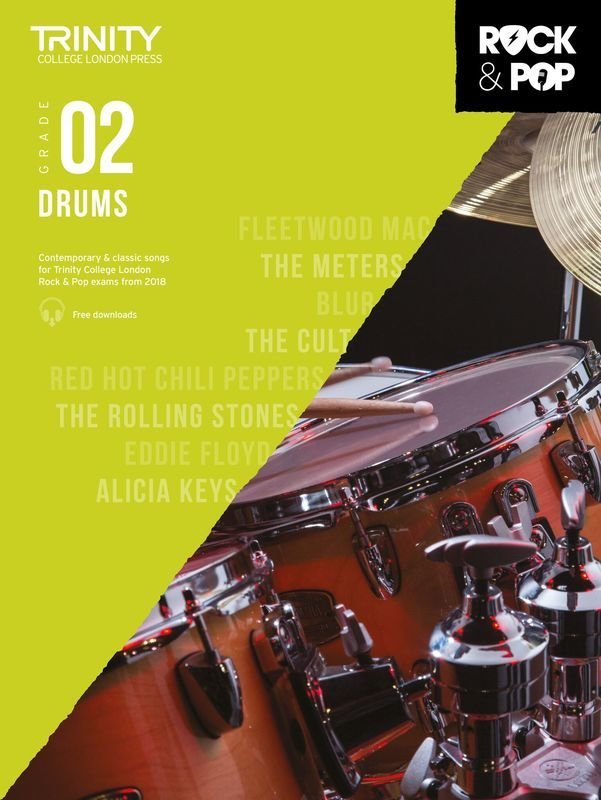 Trinity Rock & Pop Drums Grade 2 (2018) — Drums (Trinity College London)