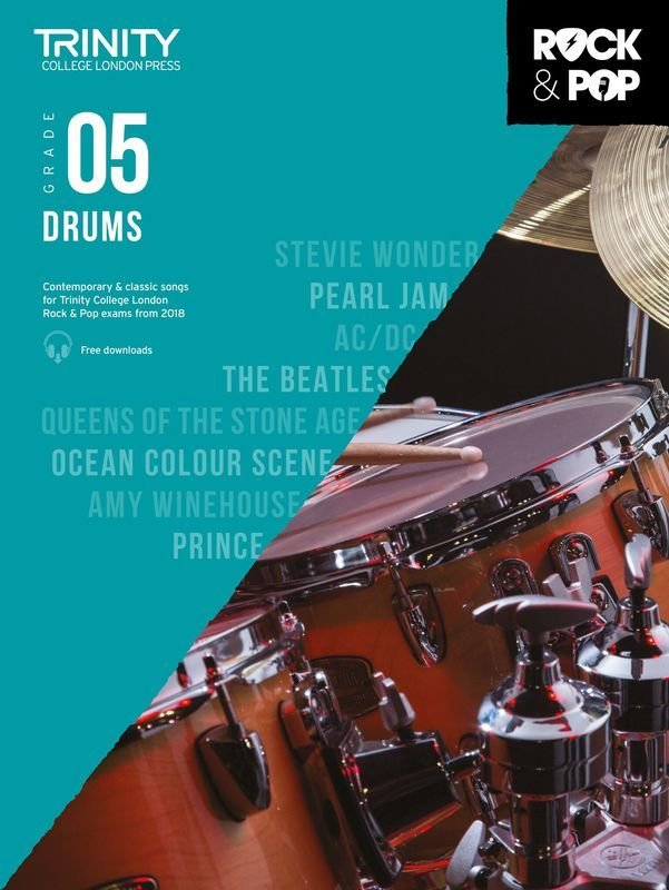 Trinity Rock & Pop Drums Grade 5 (2018) — Drums (Trinity College London)