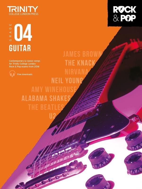Trinity Rock & Pop Guitar Grade 4 (2018) — Guitar (Trinity College London)