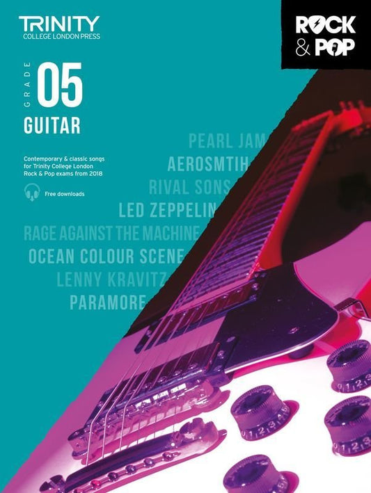 Trinity Rock & Pop Guitar Grade 5 (2018) — Guitar (Trinity College London)
