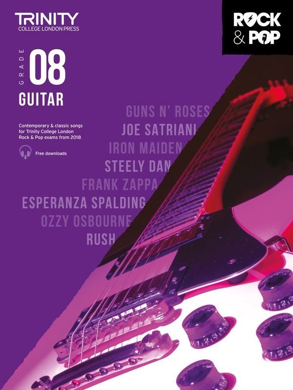 Trinity Rock & Pop Guitar Grade 8 (2018) — Guitar (Trinity College London)