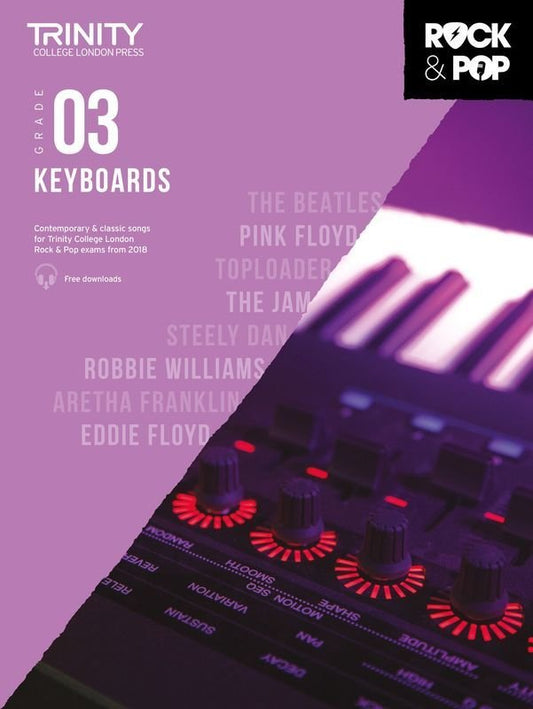 Trinity Rock & Pop Keyboards Grade 3 (2018) — Keyboard (Trinity College London)