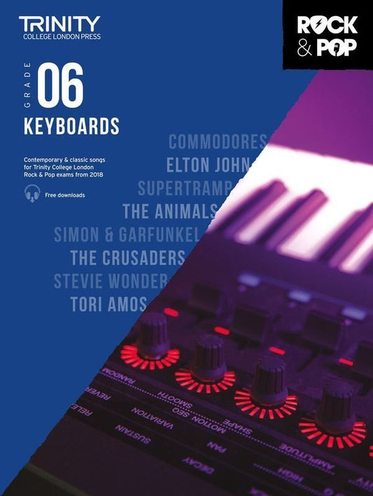 Trinity Rock & Pop Keyboards Grade 6 (2018) — Keyboard (Trinity College London)