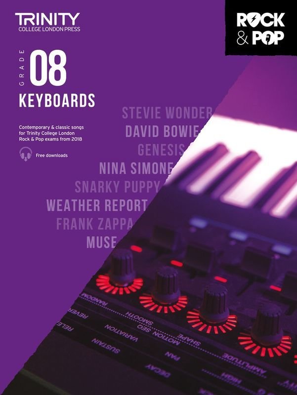 Trinity Rock & Pop Keyboards Grade 8 (2018) — Keyboard (Trinity College London)