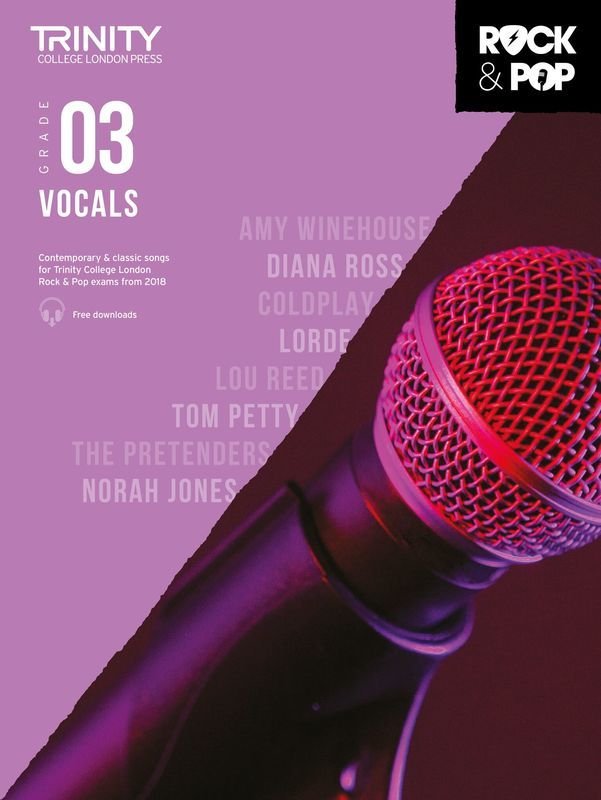 Trinity Rock & Pop Vocals Grade 3 (2018) — Voice (Trinity College London)