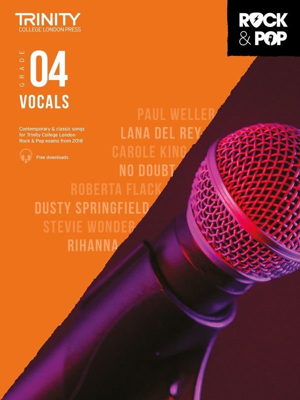 Trinity Rock & Pop Vocals Grade 4 (2018) — Voice (Trinity College London)