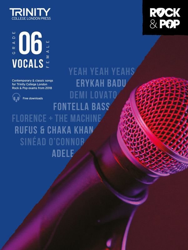 Trinity Rock & Pop Female Vocals Grade 6 (2018) — Voice (Trinity College London)