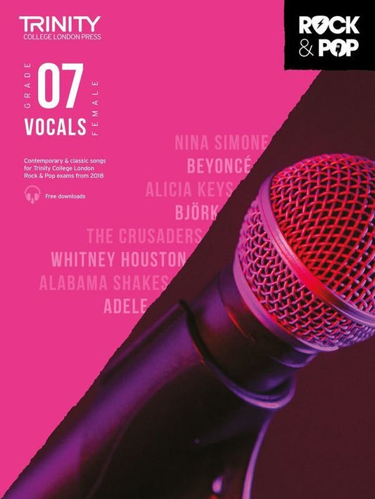 Trinity Rock & Pop Female Vocals Grade 7 (2018) — Voice (Trinity College London)