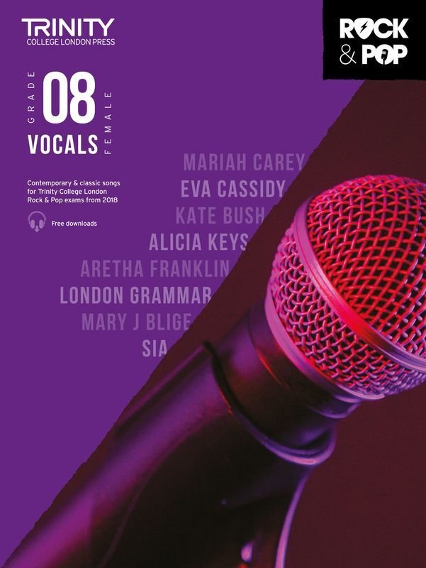 Trinity Rock & Pop Female Vocals Grade 8 (2018) — Voice (Trinity College London)