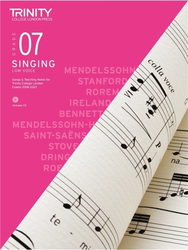 Trinity Singing Grade 7 (2018) Low Voice — Book/CD (Trinity College London)